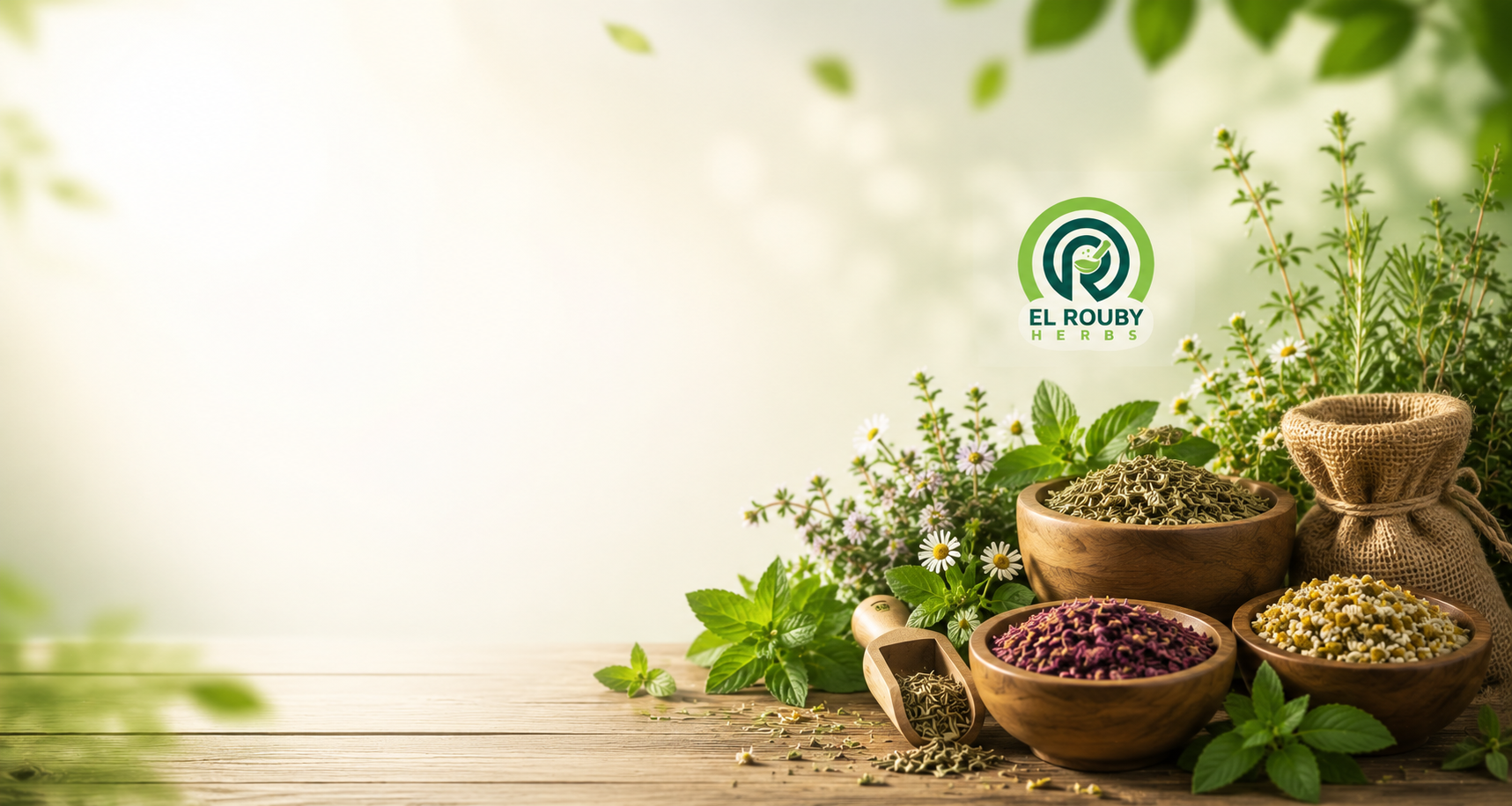 A selection of the best herbs grown in Egypt